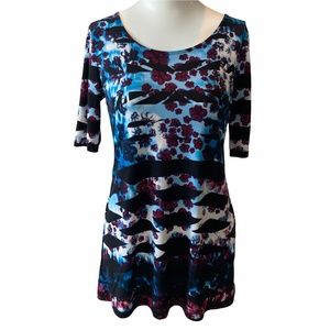 Style & Co. Floral 1/2 Sleeve Blouse